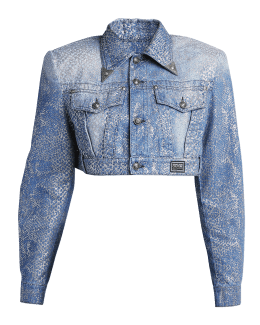 des Phemmes Women's Tie-Dye Denim Shirt