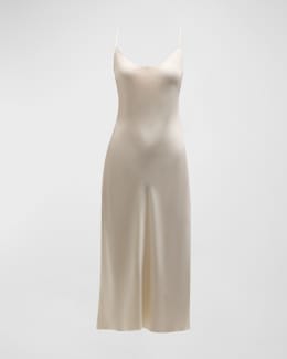 vince brown silk dress Cowl Neck Silk Dress (DOPIUM S BROWN)