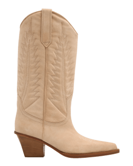 Rosario Suede Cowboy Boots