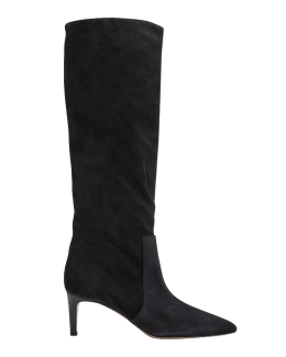 Suede Stiletto Tall Boots