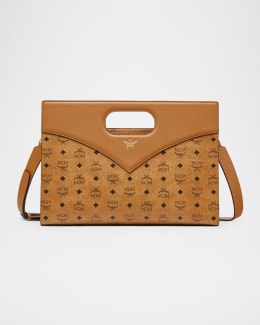 【MCM】 Big O Mini Studded Monogram Crossbody Bag MCM Big O Mini Studded Monogram Crossbody Bag | Neiman Marcus