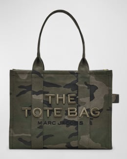 トートバッグ MARC JACOBS JACQUARD CAMO CANVAS \"THE MEDIUM TOTE\" BAG Marc Jacobs - The Camo Jacquard Medium Tote Bag green - The