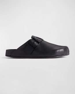 【関税＆送料込み】Moncler Mon Summer Sandals Moncler Mon Summer Leather Crisscross Sandals | Neiman Marcus