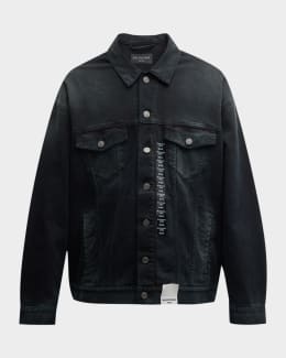 Balenciaga Men's Mirror Balenciaga Zip Up Jacket | Neiman Marcus