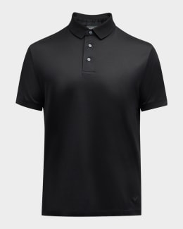 Emporio Armani Men's Solid Polo Shirt | Neiman Marcus