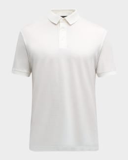 TOM FORD Men's Cotton Pique Polo Shirt | Neiman Marcus