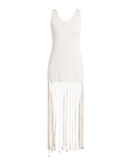 Elizabeth James Ellison Sleeveless Smocked Waist Gathered Dress