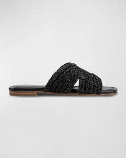 Rag & Bone Ellie Flat Slide Sandals | Neiman Marcus