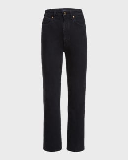 THE ROW Riaco Slim-Leg Crop Jeans | Neiman Marcus