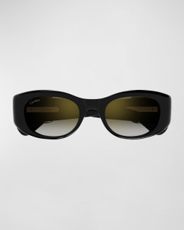 ALAIA アライア シオメトリック フレム サンクラス AA0079S0 005 Azzedine Alaïa™ AA0079S Geometric Sunglasses | EyeOns.com