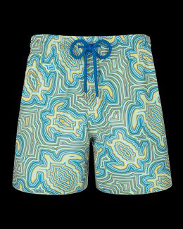 VILEBREQUIN Boys One-Piece Rashguard Ronde des Tortues Logo