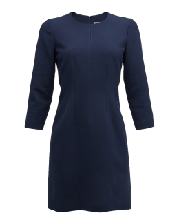 Shift Dress in Admiral Crepe