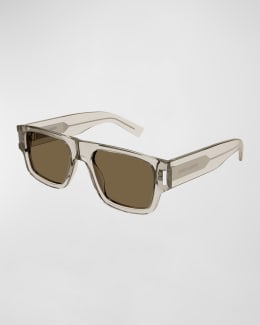 サングラス ^ONE BRILLIANT^ DellaOB357Beige Della-OB357-Beige Saint Laurent SL 309 Rimless L (58 - 17) with Brown lenses