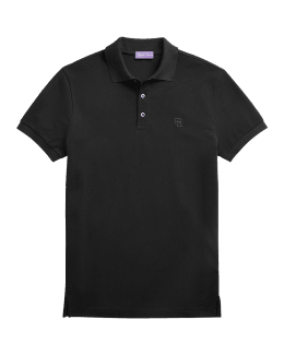 John Varvatos Men's Leroy Pique Polo Shirt | Neiman Marcus