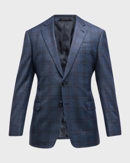 Giorgio Armani Men's Pinstripe Seersucker Sport Coat | Neiman Marcus