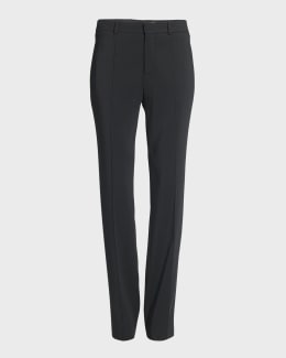 THE ROW Woolworth Mid-Rise Ankle Leggings | Neiman Marcus