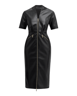 cinq a sept Tansy Strapless Ruffle Cocktail Dress Neiman Marcus