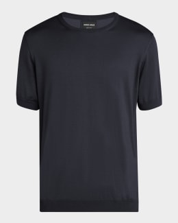 【関税&送料込】Zegna Black Cotton T-Shirt Black Cotton T-shirt SS25 22493622 | Zegna US