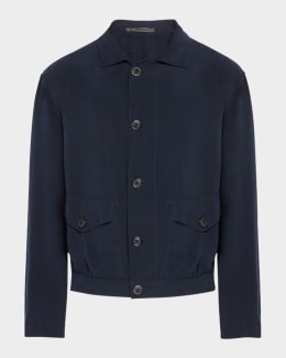 Theory Men's The River Jacket in Neoteric Twill | Neiman Marcus