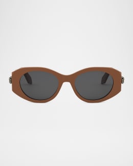 BVLGARI Serpenti Oval Sunglasses | Neiman Marcus