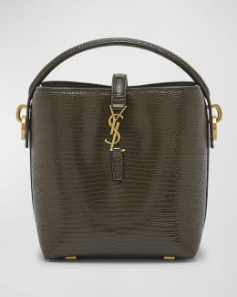 Saint Laurent Le 37 Mini YSL Bucket Bag in Smooth Leather | Neiman Marcus