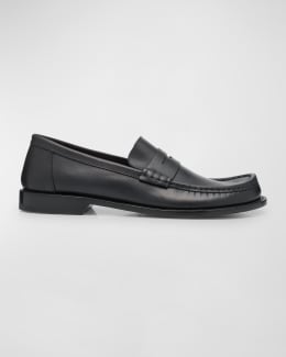 Fendi Men's FF O'Lock Leather Loafers | Neiman Marcus Fendi Men's FF O'Lock Leather Loafers | Neiman Marcus