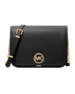 MICHAEL Michael Kors Mia Medium Sling Leather Crossbody Bag | Neiman Marcus
