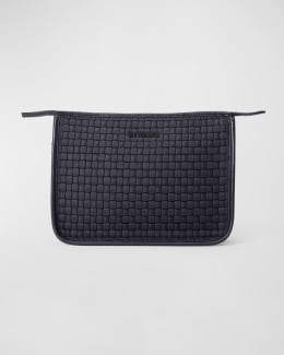 LA発日本未発売★【BTB LOS ANGELES】ラタンウイッカークラッチ BTB Los Angeles Skype Zigzag Straw Clutch Bag | Neiman Marcus