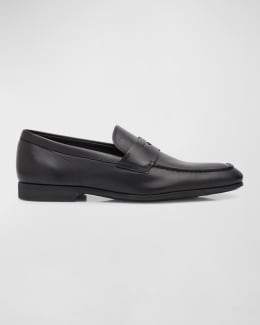 Tod's Men's Mocassino Gomma Leggera Suede Penny Loafers