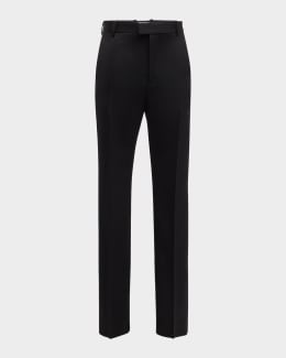 【送料&関税込】Bottega Veneta Wool Trousers BOTTEGA VENETA Wool straight-leg pants | NET-A-PORTER