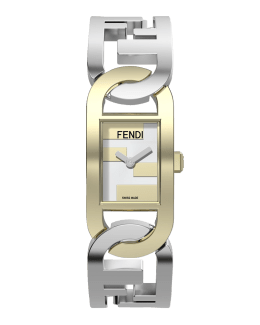 Fendi O'Lock Vertical Oval Bracelet Watch with Diamonds | Neiman