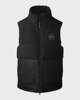 CANADA GOOSE Elora Bore High neck Down vest Sleeveless Jacket Outerwear 2837W beige XS