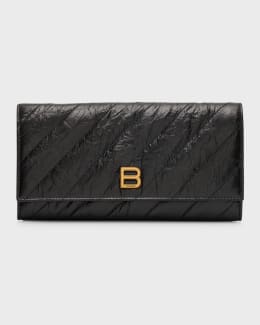 【BALMAIN】B-Buzz カーフレザー ウォレット【関税送料込】 B-Buzz leather wallet - Women | BALMAIN