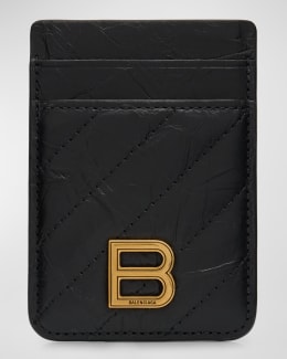 Balenciaga Cash Large Long Coin And Card Holder | Neiman Marcus