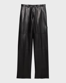 【日本入手困難】プラダ Wide-leg chino pants ボトムス Prada Men's Wide-Leg Cotton Chino Pants | Neiman Marcus