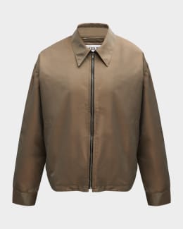 【ジャックムス】 Jackets - Bomber Jackets ジャケット Jacquemus Men's Leather and Shearling Bomber Jacket | Neiman