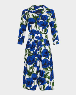 【関税込み】SAMANTHA SUNG EDEN' DRESS Samantha Sung Eden Tiered Botanical-Print Cotton Maxi Dress