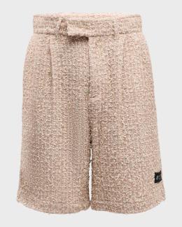 Boucle Tweed Skater Short