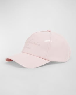 【関税&送料込】Valentino Garavani Pink Cotton Baseball Cap Chez Valentino Cotton Baseball Cap With Embroidery for Man