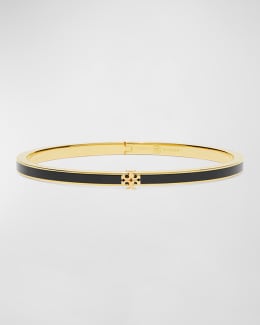★人気★【TORY BURCH】KIRA ENAMEL 7MM BANGLE Kira Enamel 7mm Bracelet: Women's Designer Bracelets | Tory