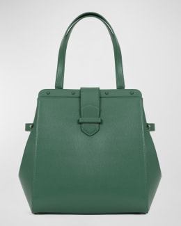 トートバッグ BRUNELLO CUCINELLI BC DUO SMALL SMOOTH LEATHER TOTE BAG Brunello Cucinelli Small BC Duo Leather Tote Bag | Brown