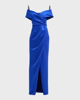 Alice Olivia Arza Floral Print Godet Pleated Maxi Dress Neiman Marcus