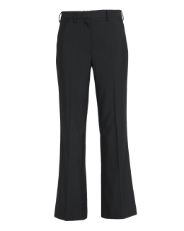 THE ROW Encore Mid-Rise Satin Straight-Leg Pants Neiman Marcus