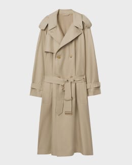 Eleanor Womens Long Belted Double Breasted Trench Coat For Confident City Women Timeless Sophistication