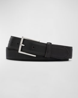 Ralph Lauren Purple Label Men's Leather RL-Logo Belt