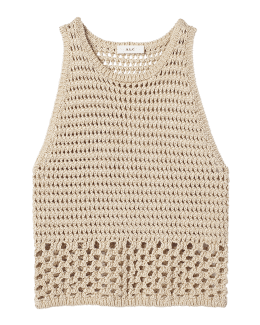 BREEZY ADORATION DENIM CROP TOP