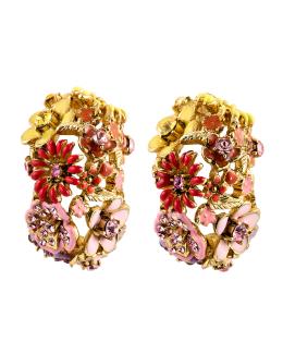 Escarpins Oscar De La Renta - Satin Champagne Or Rose - Talons Aiguilles - Taille 40 - Neufs Sans Boîte