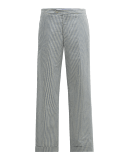 Sid Mashburn Men's Seersucker Side-Tab Sport Trousers | Neiman Marcus