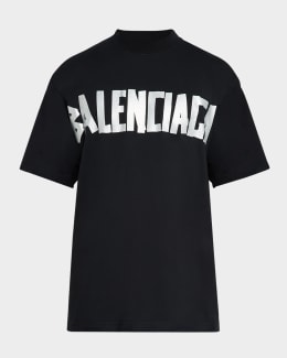 【BALENCIAGA】ブラックSponsor Logos Tシャツ オーバーサイズ Balenciaga Men's Sponsor Logos Oversized Graphic T-Shirt