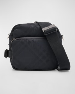 Burberry Men's Essential Nylon Crossbody Bag Beige